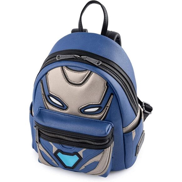 Loungefly Exclusive Marvel Infinity Saga Rescue Mini Backpack Blue - Picture 2 of 6